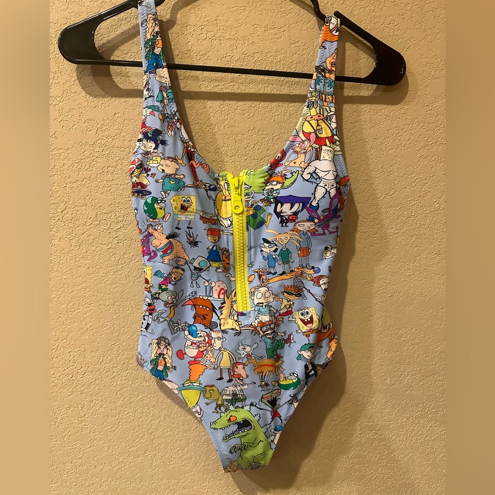 RSVLTS 90’s Mash-Up women’s swimsuit.